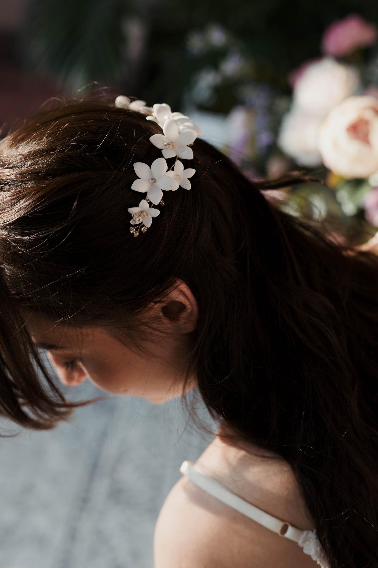 Holly - Hochzeitshaarteil mit Zirkonen