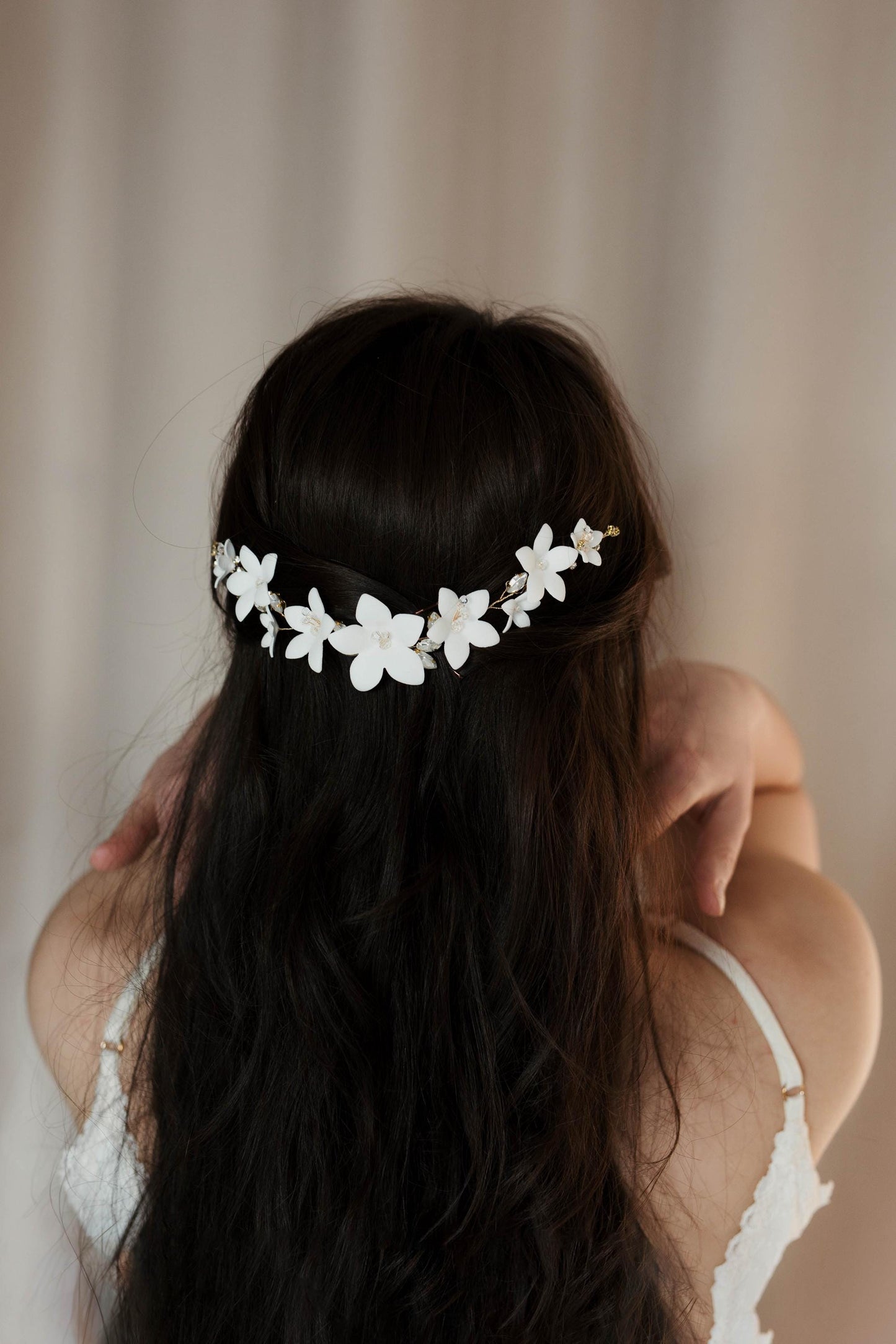 Holly - Hochzeitshaarteil mit Zirkonen