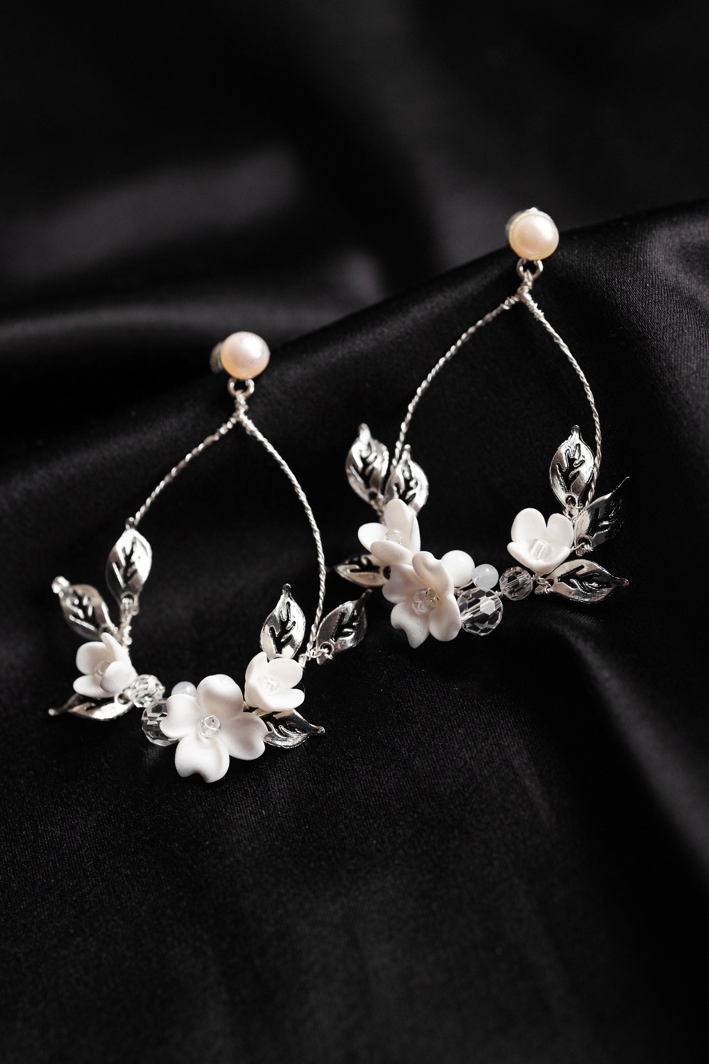 Rich Sinn – Blumen-Hochzeitsohrringe