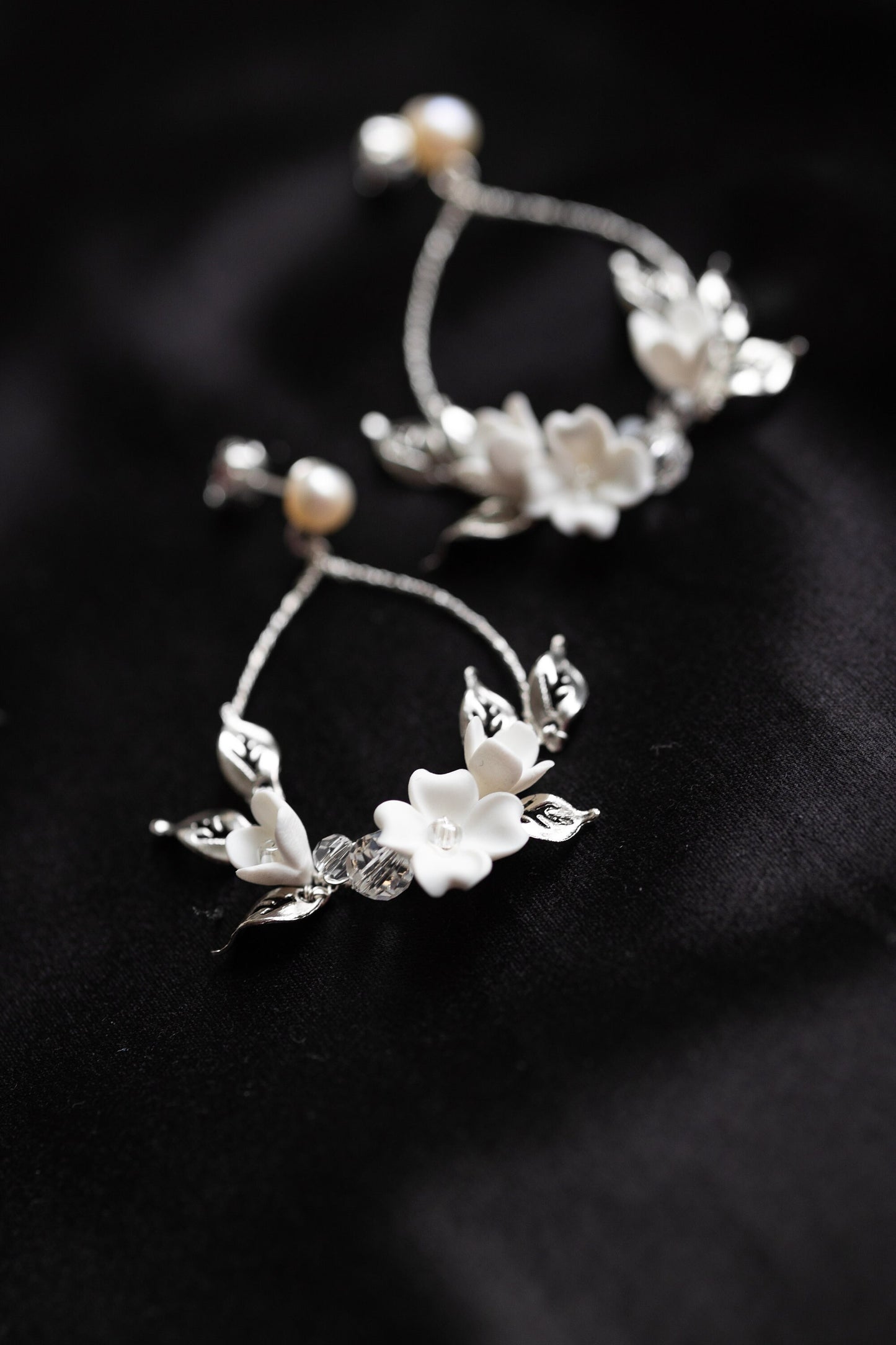 Rich Sinn – Blumen-Hochzeitsohrringe