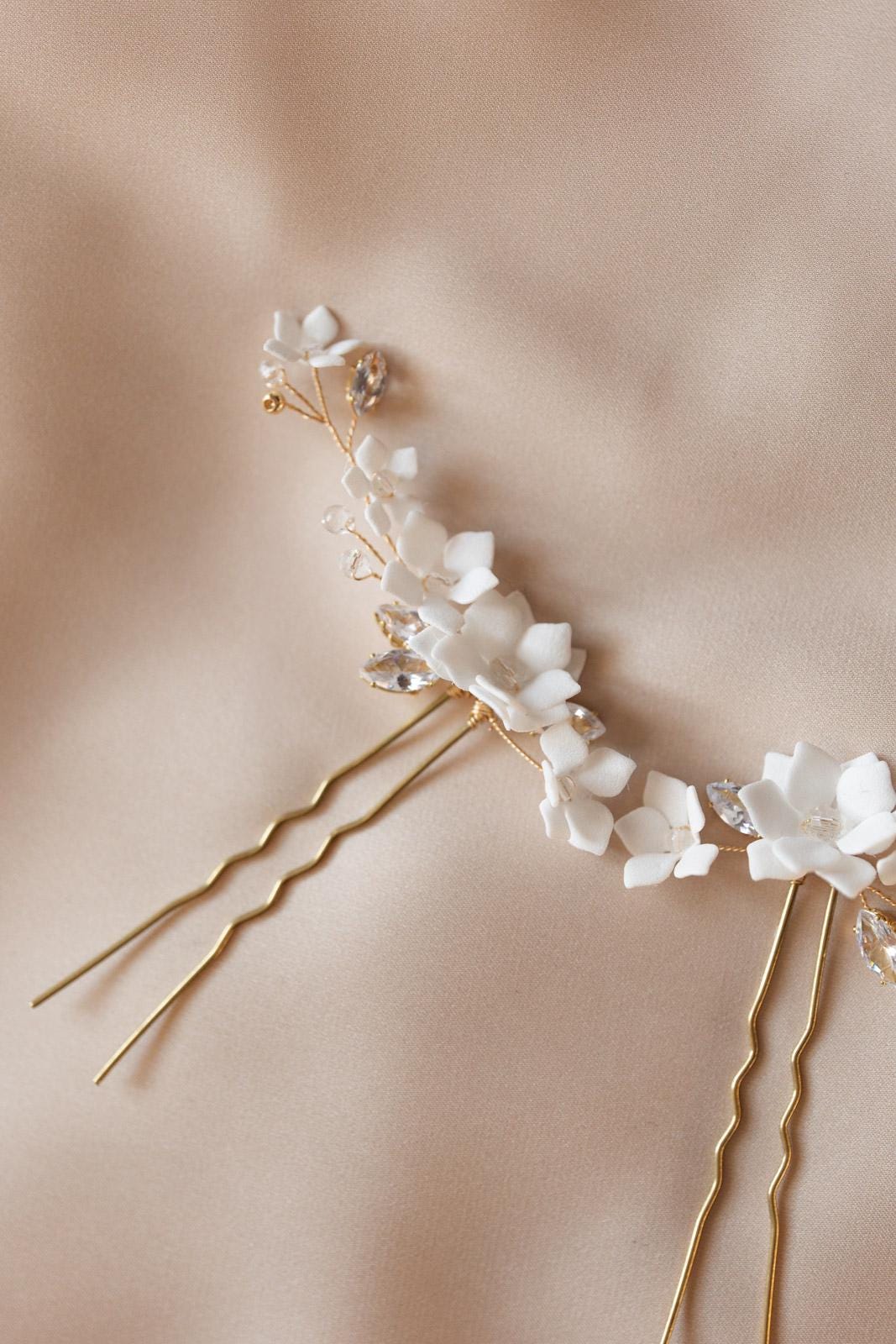 Agnes – Boho-Hochzeitshaarnadeln