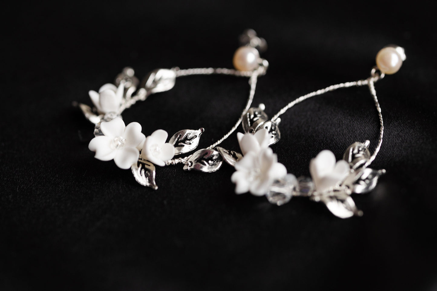 Rich Sinn – Blumen-Hochzeitsohrringe