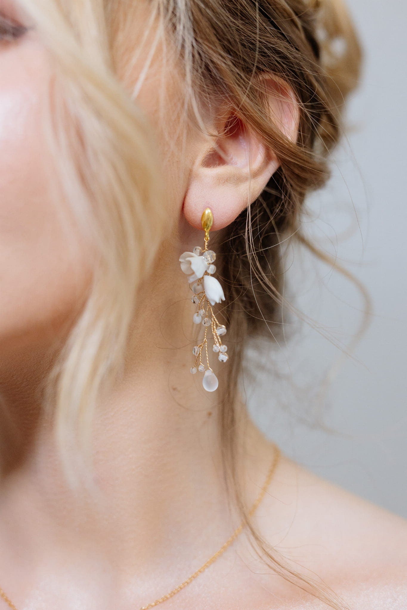 Elena - Boho Hochzeitsohrringe