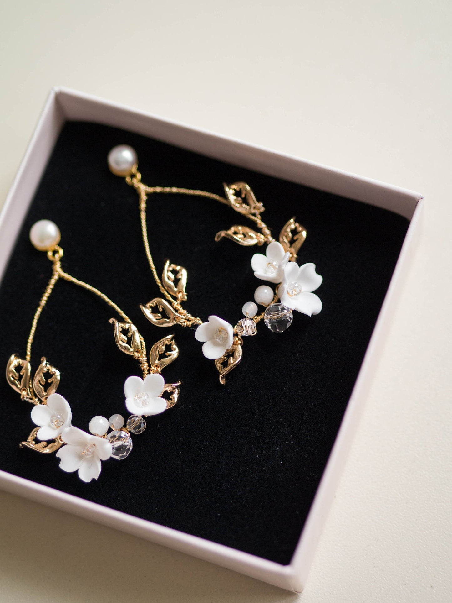 Rich Sinn – Blumen-Hochzeitsohrringe