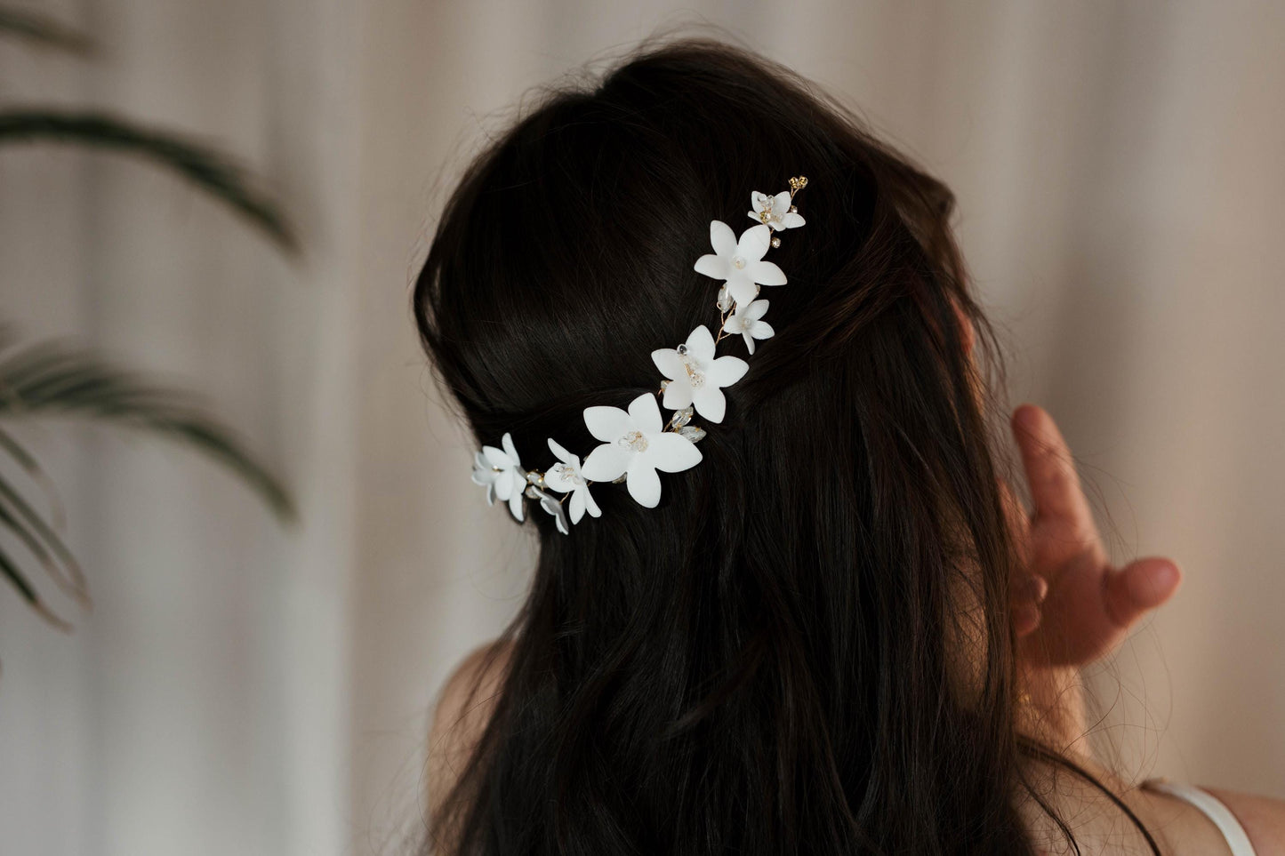 Holly - Hochzeitshaarteil mit Zirkonen