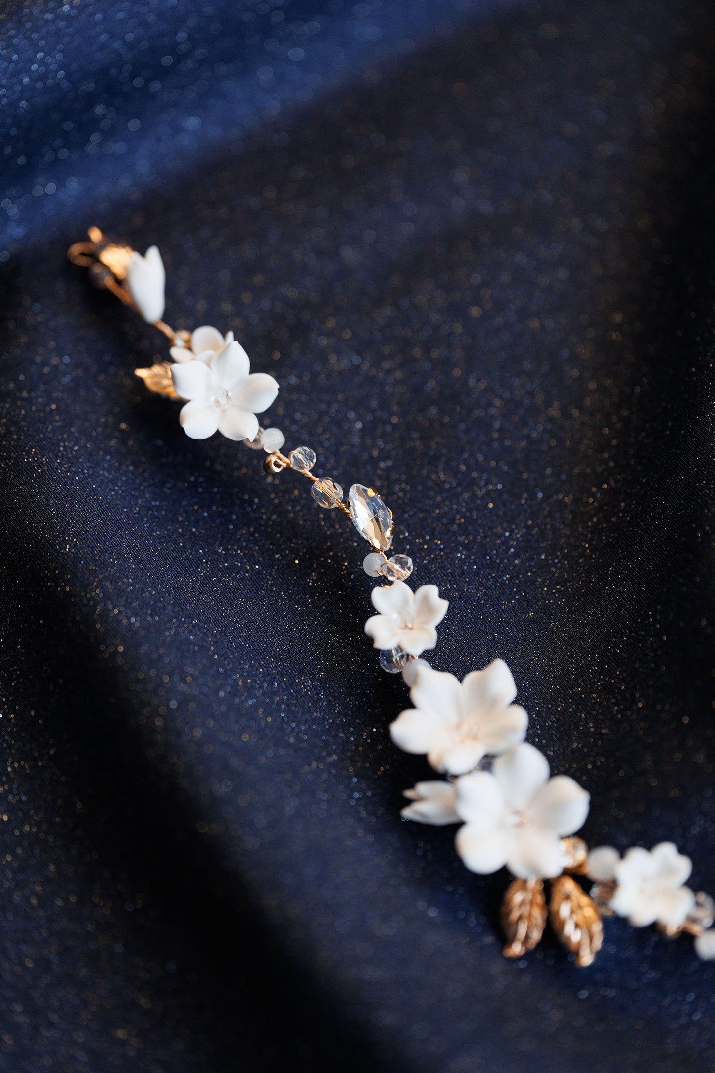Clodin - Hochzeitshaarteil mit Blumen
