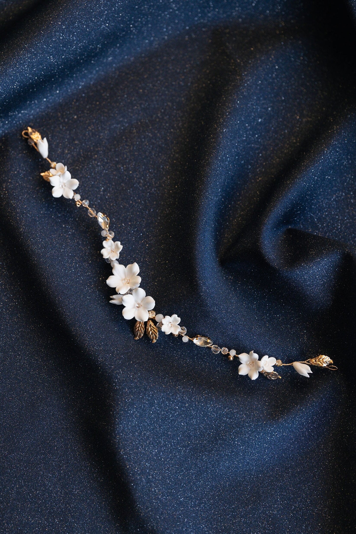 Clodin - Hochzeitshaarteil mit Blumen