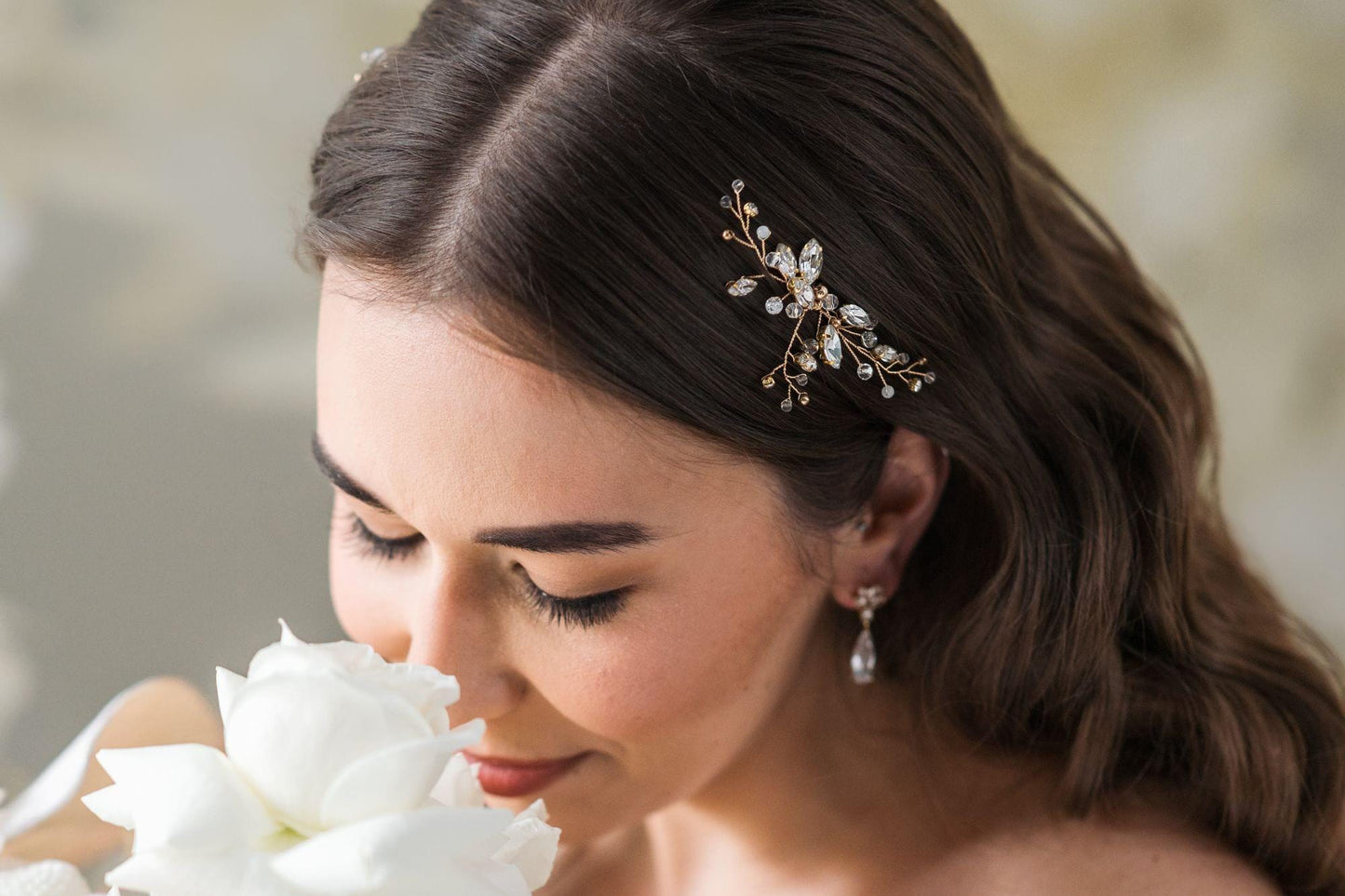 Inez – Haarnadeln für die Hochzeit mit Kristallen