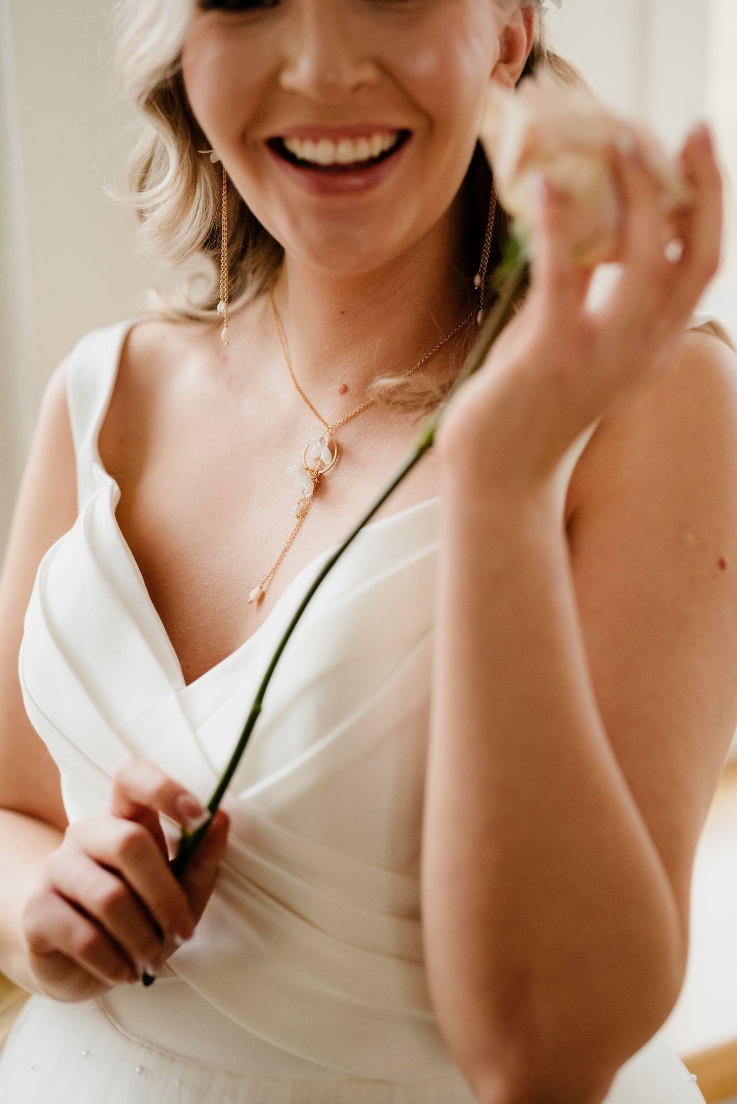 Helia - Blumen Hochzeitskette