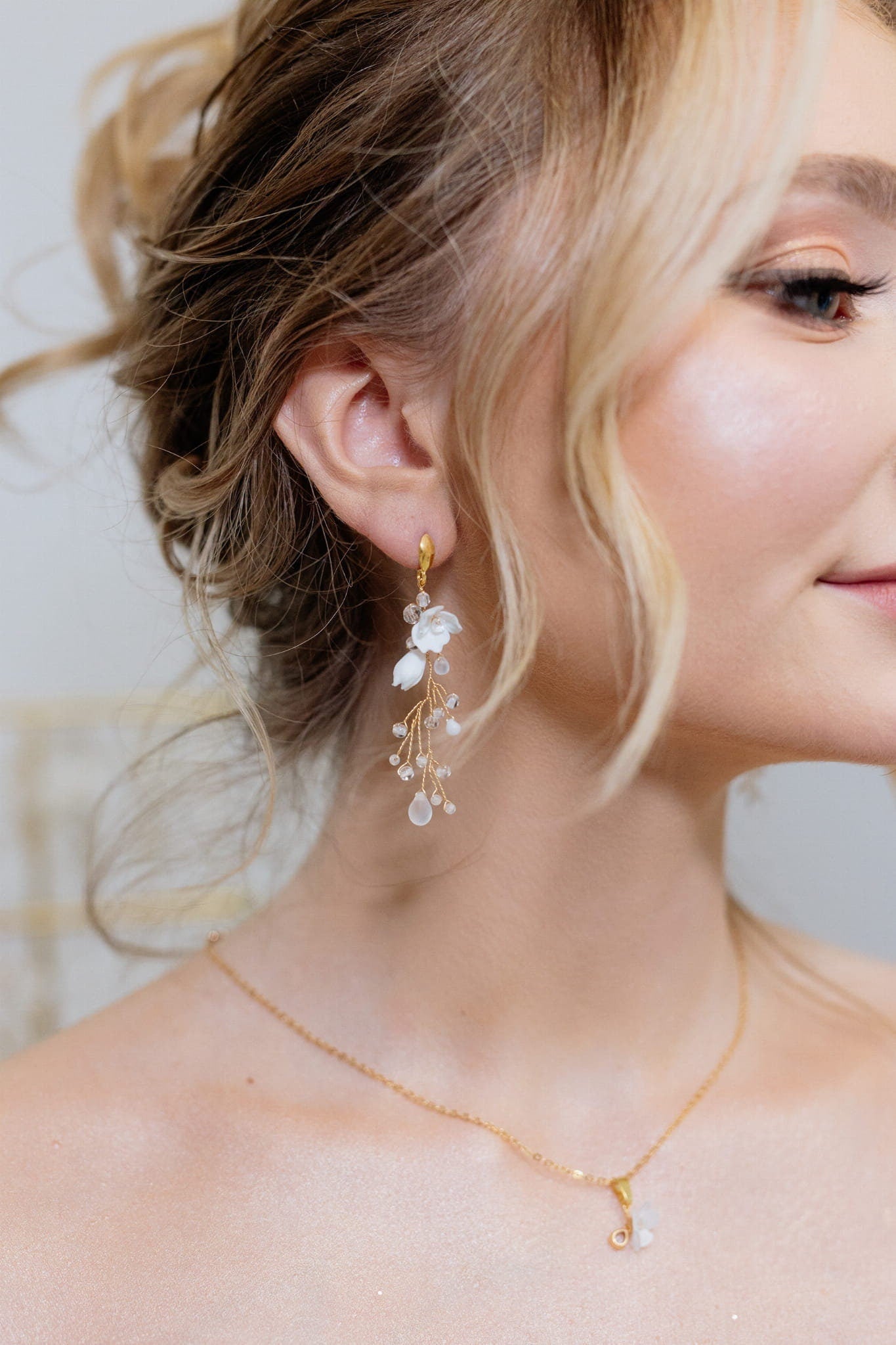 Elena - Boho Hochzeitsohrringe