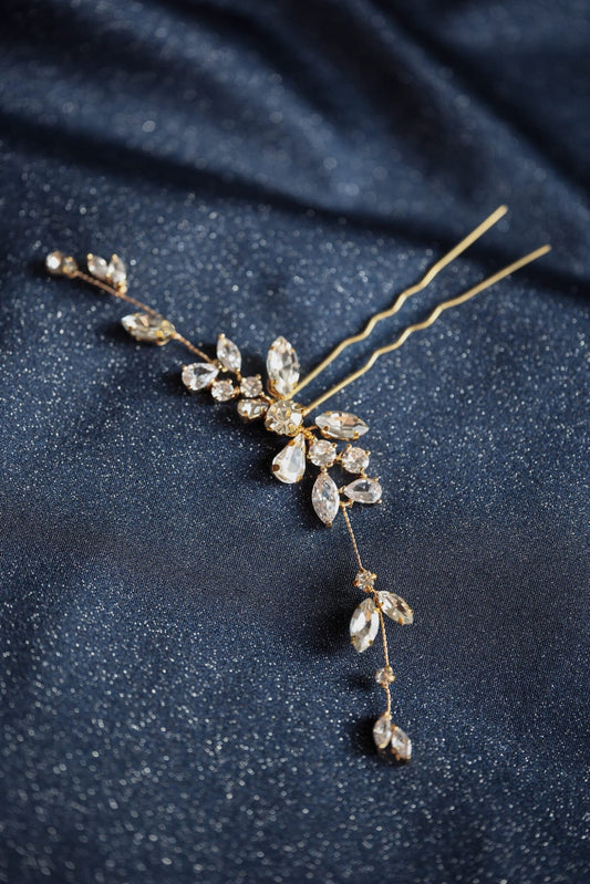 Sparkle - Hochzeitshaarnadel mit Glitzer