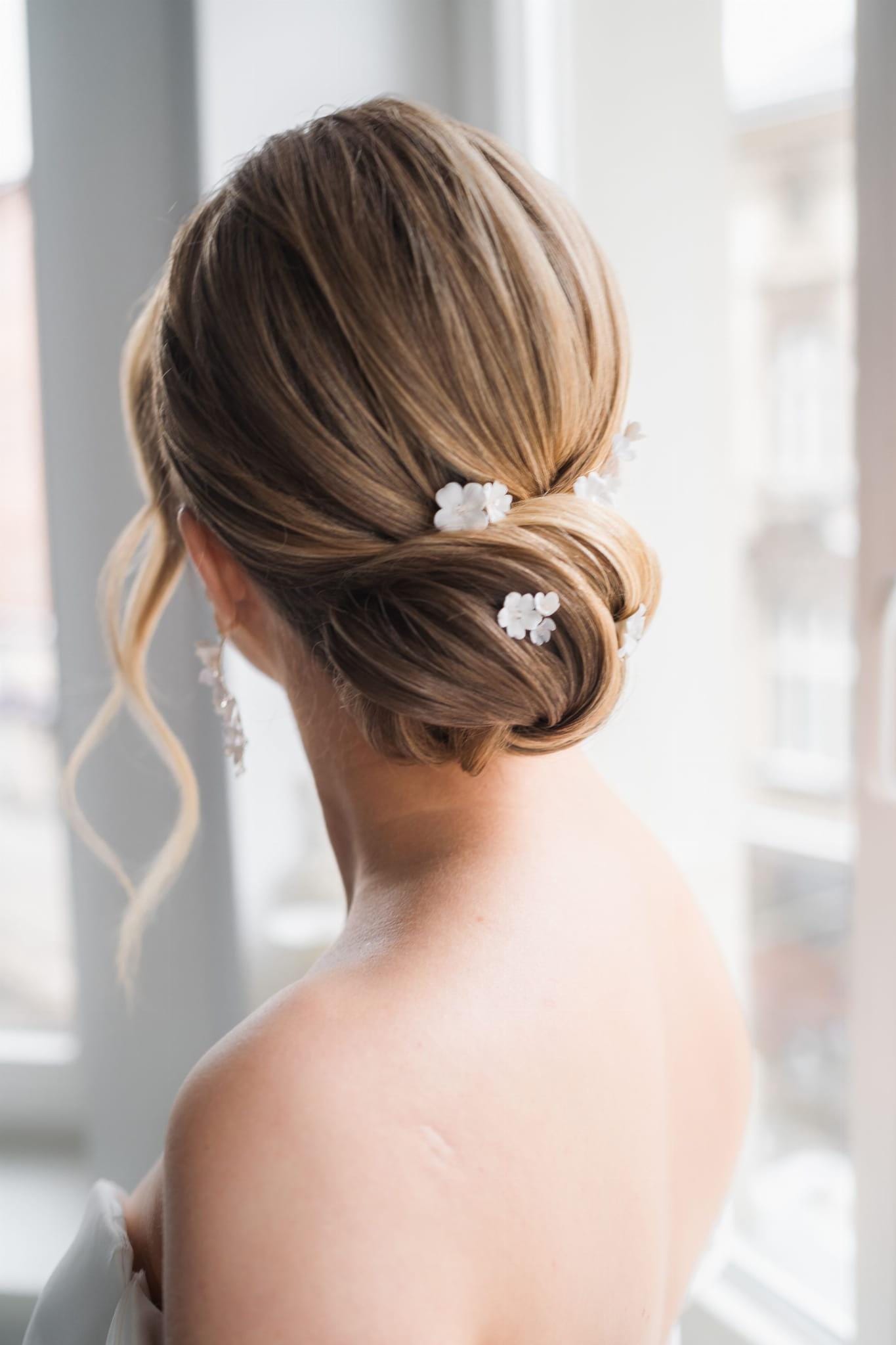 Mila Madlen – Hochzeitsohrringe &amp; Haarnadeln