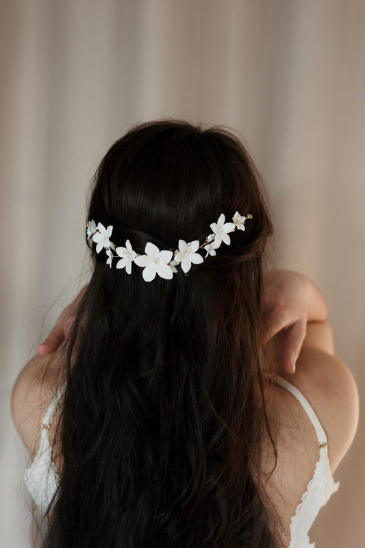 Holly - Hochzeitshaarteil mit Zirkonen