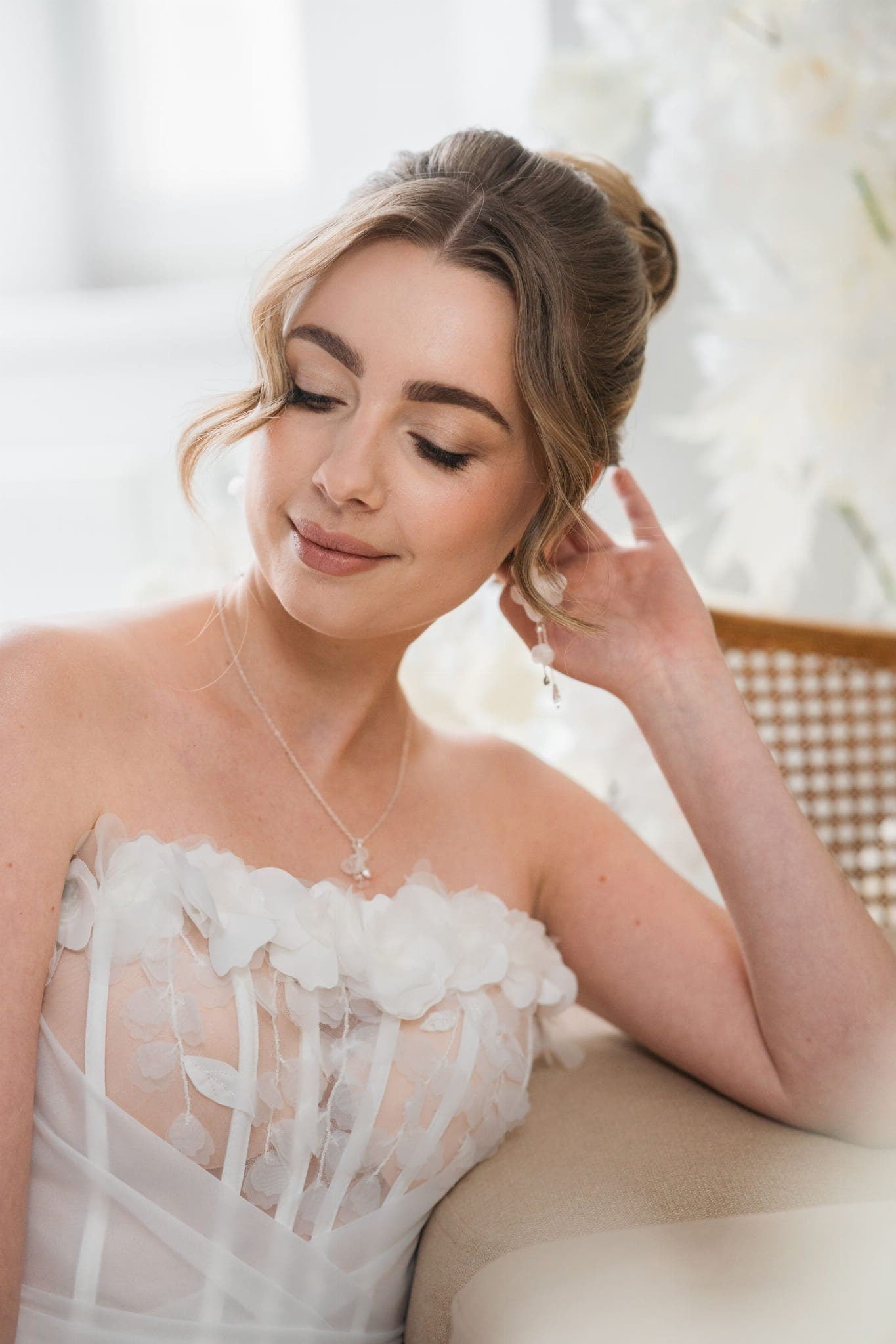 Vivian – Dezente Brautkette für eine romantische Hochzeit