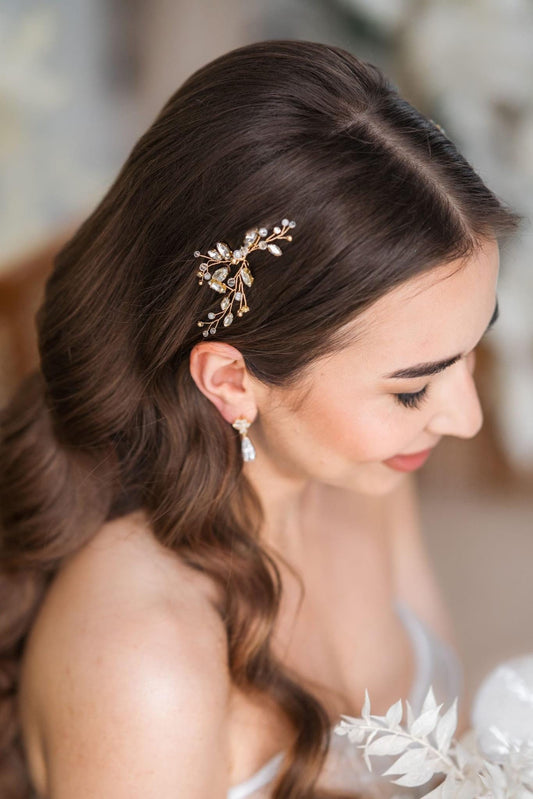Inez – Haarnadeln für die Hochzeit mit Kristallen