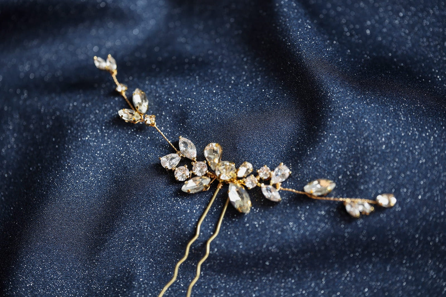 Sparkle - Hochzeitshaarnadel mit Glitzer