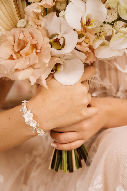 Raja - Blumen Brautarmband