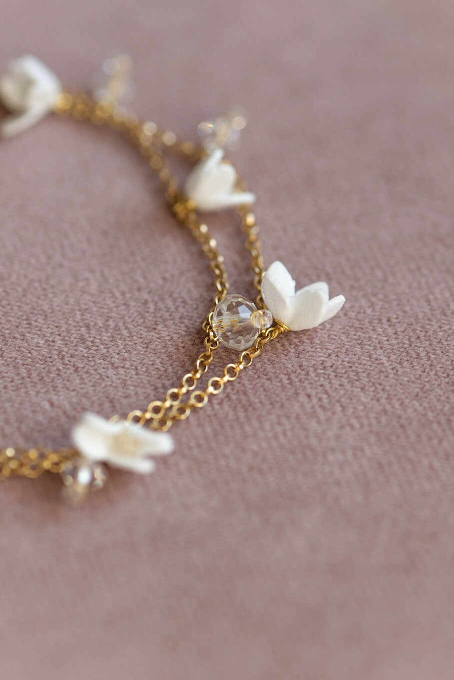 Helen Petite – Blumen-Hochzeitsarmband