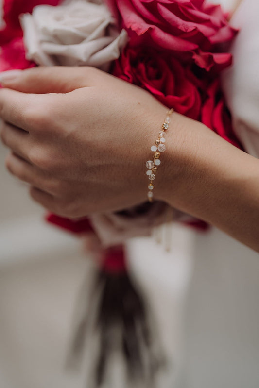 Crystal Bianca – Hochzeitsarmband mit Kristallen