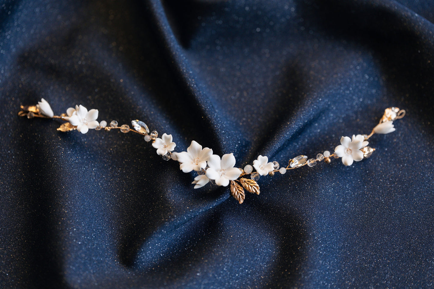 Clodin - Hochzeitshaarteil mit Blumen