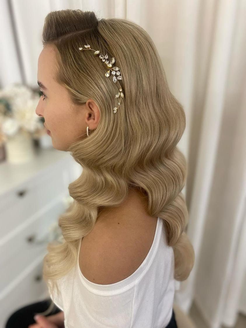 Sparkle - Hochzeitshaarnadel mit Glitzer