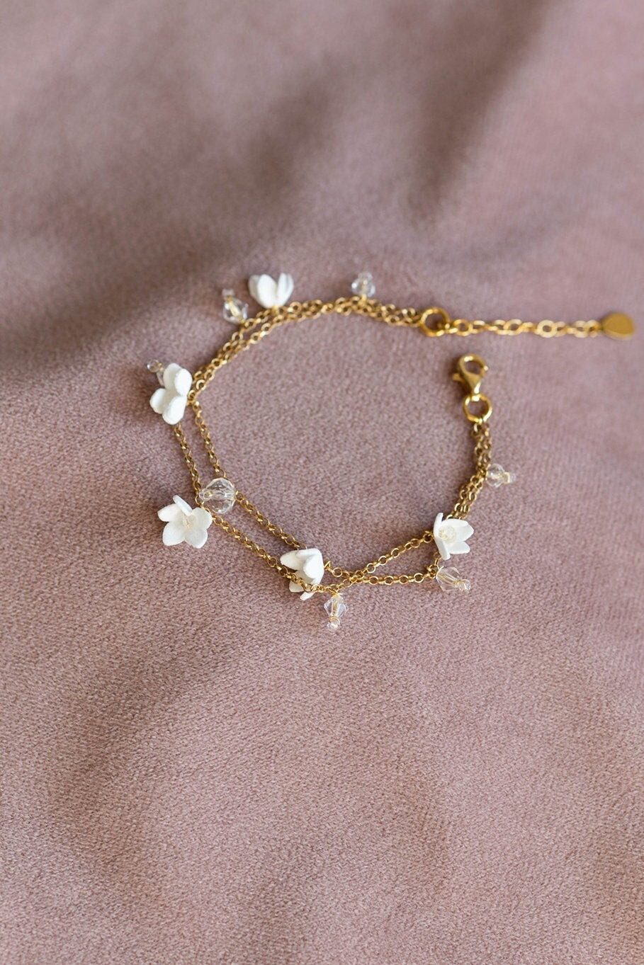 Helen Petite – Blumen-Hochzeitsarmband