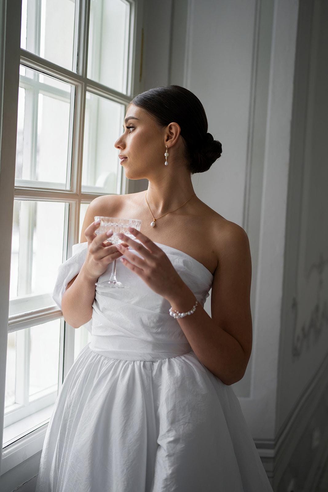 Mini Marchesa – Zeitlose Perlenohrringe