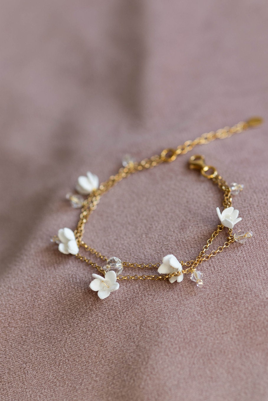 Helen Petite – Blumen-Hochzeitsarmband