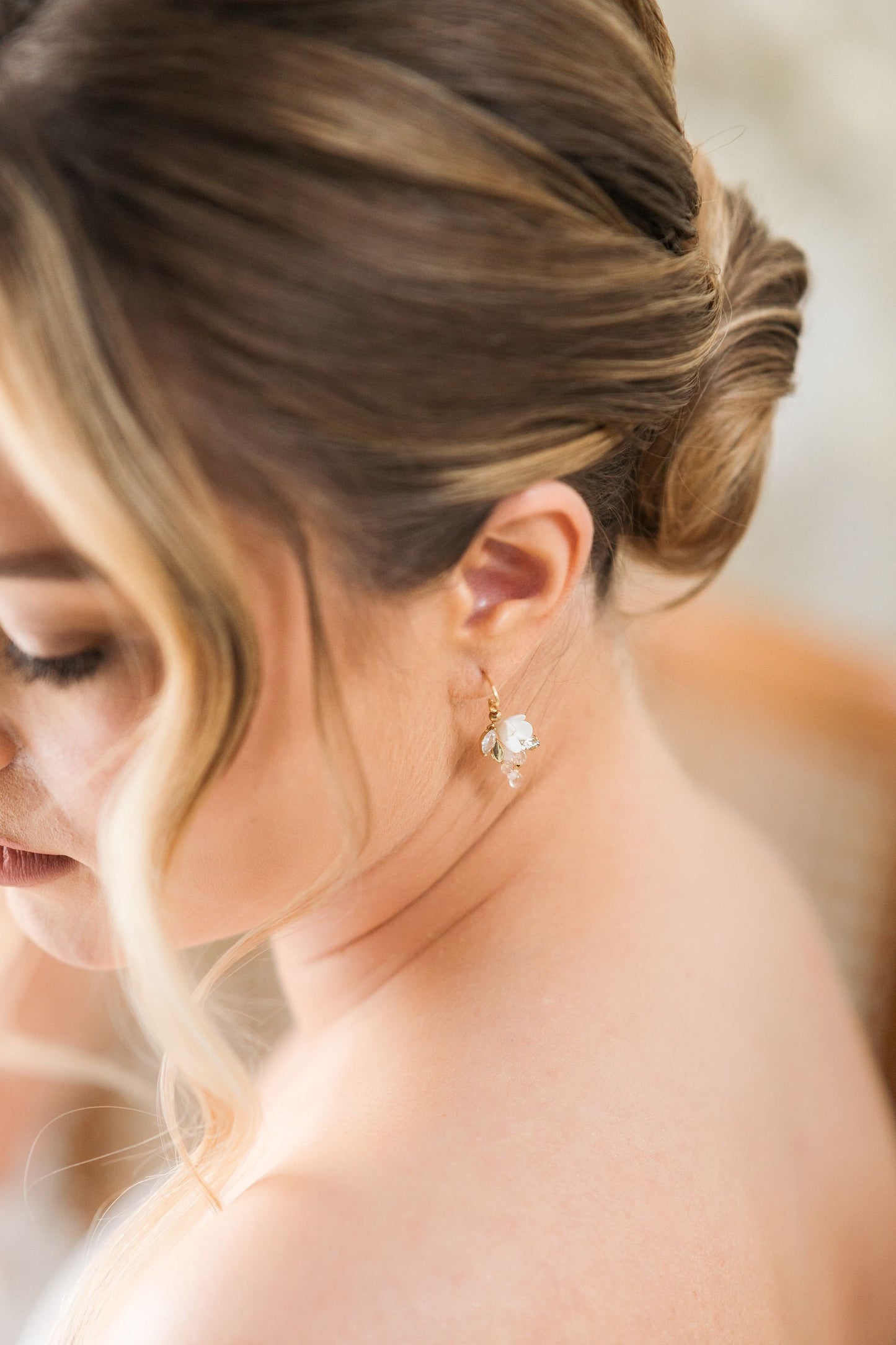 Elodie – Kleine Hochzeitsohrringe