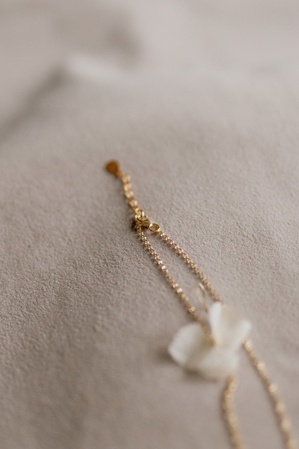 Gracja – Blatt-Hochzeitshalskette