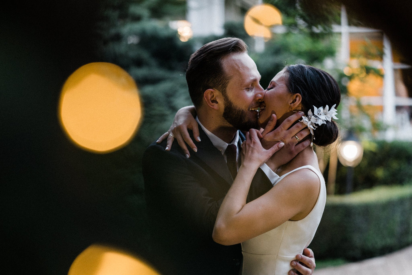 Helen Pearl - Blumen Hochzeitsohrringe