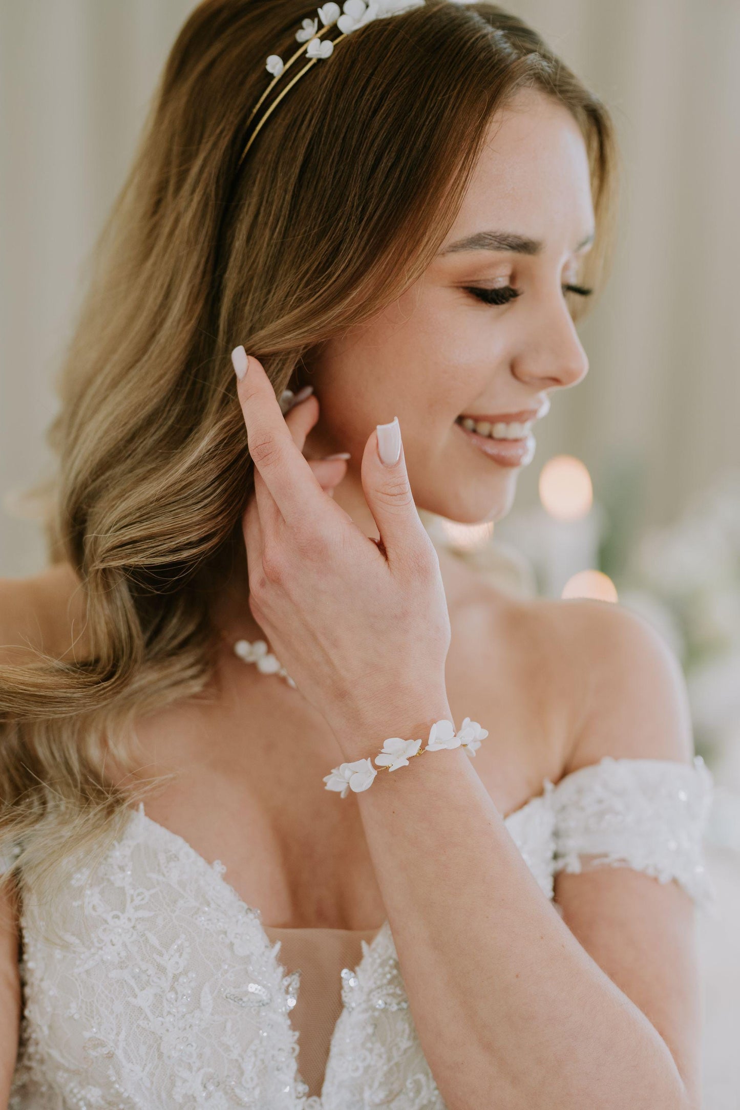 Nicoletta - Romantisches Hochzeitsarmband