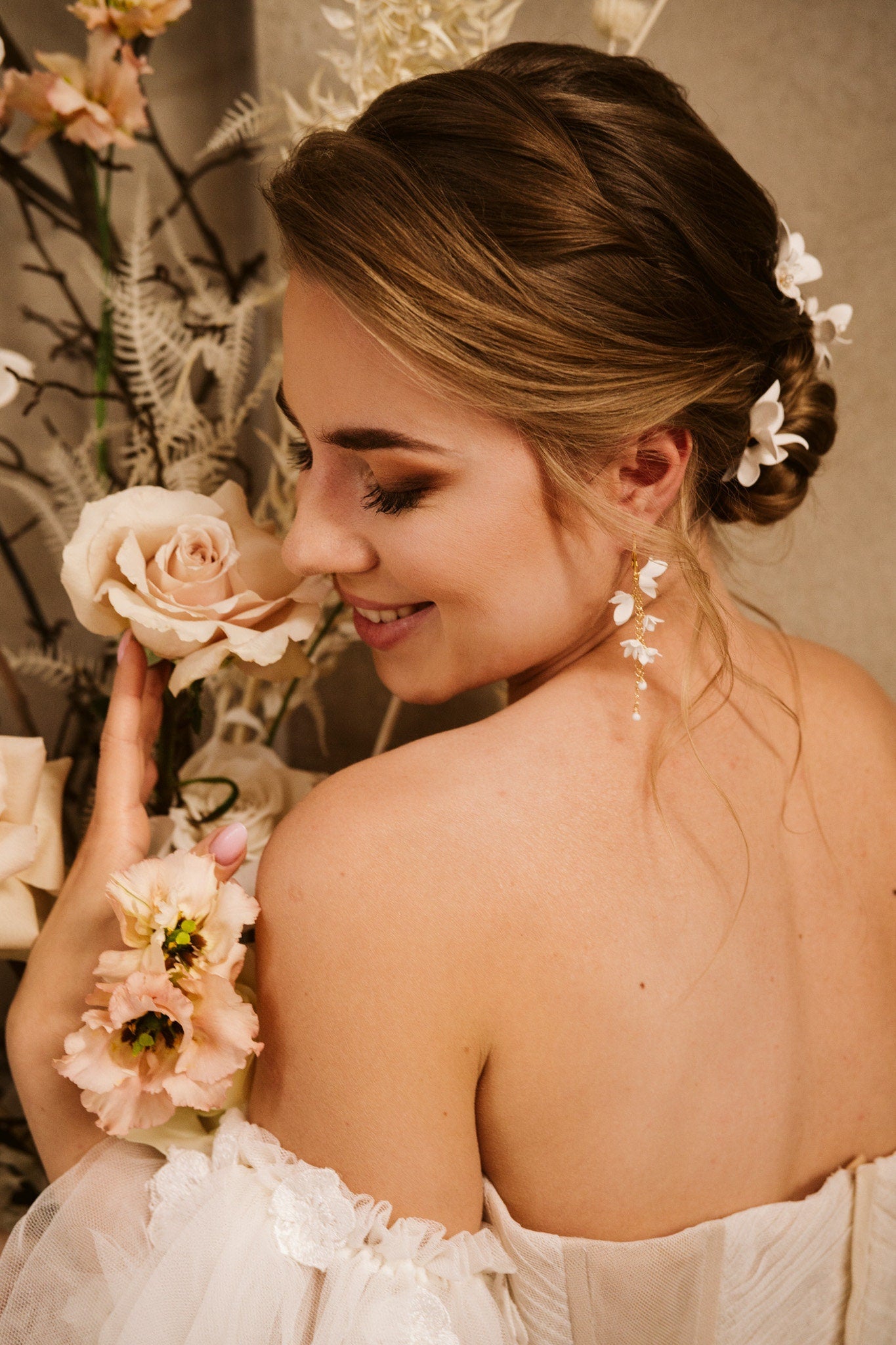 Helenka - Blumenohrringe