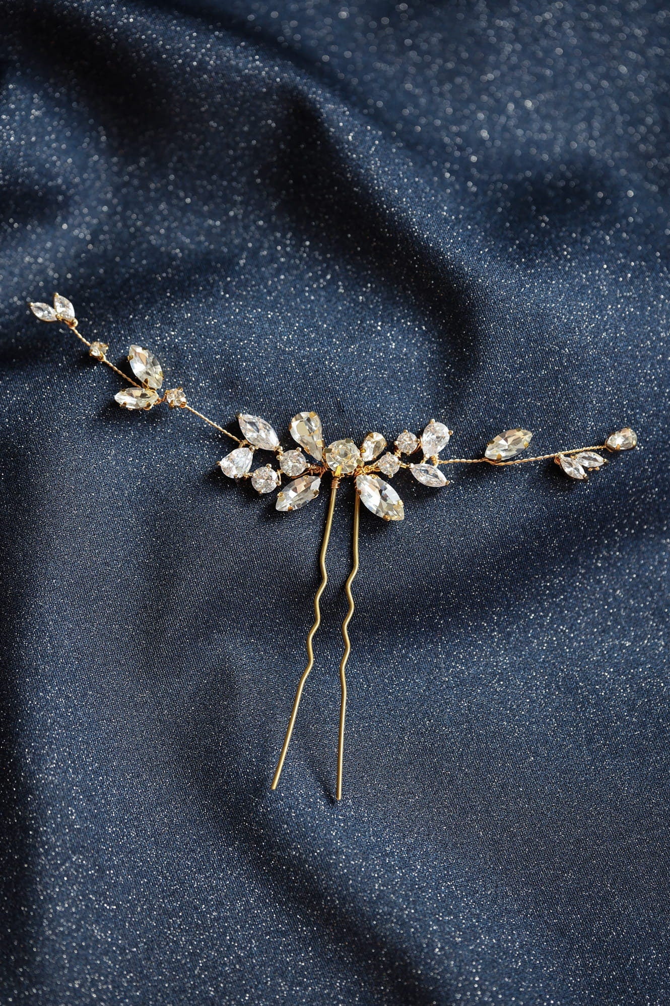 Sparkle - Hochzeitshaarnadel mit Glitzer
