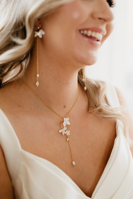 Helia - Blumen Hochzeitskette