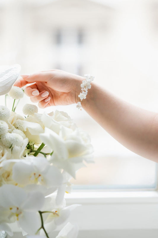 Madlen - Blumenhochzeitsarmband